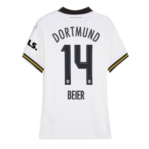 Fotbalové Dres Borussia Dortmund Maximilian Beier #14 Dámské Alternativní 2024-25 Krátký Rukáv